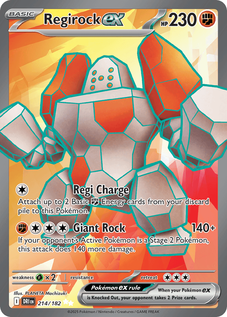 Regirock ex · Destined Rivals